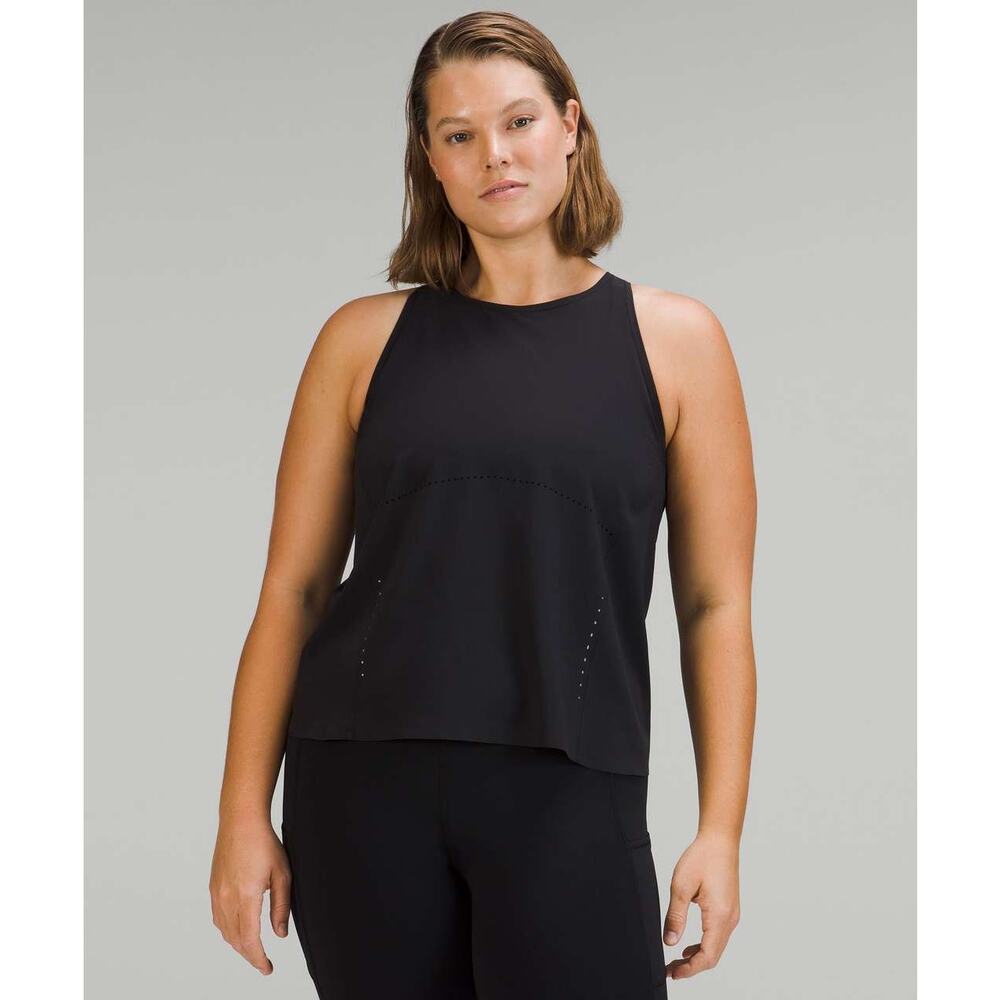 Lululemon Swift Ventilated Racerback Running Tank Top in Black Size 6